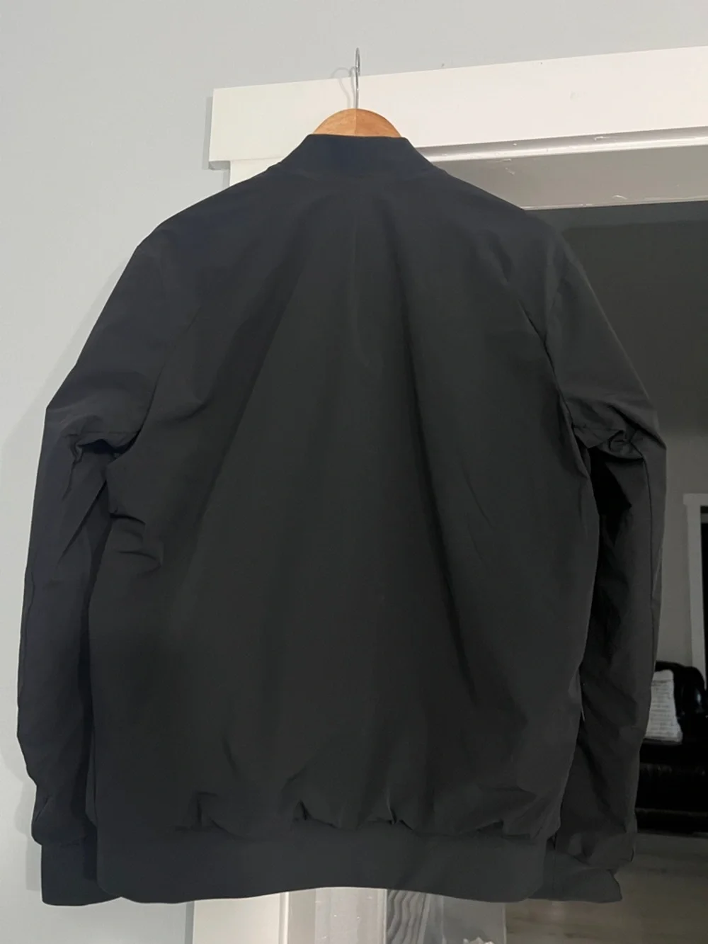 Lululemon Switch Over Reversible Men's Black Bomber Jacket Quilted size L - Picture 3 of 13